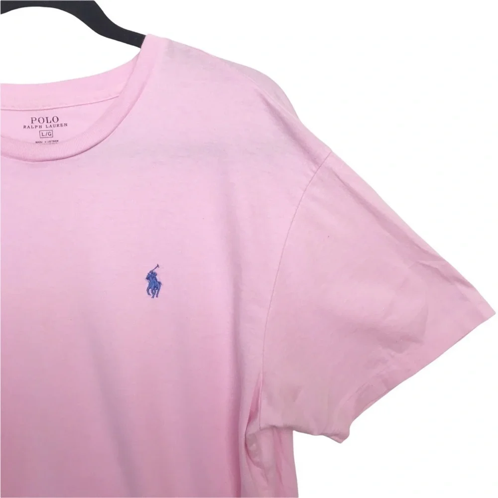 Polo Ralph Lauren Garden Pink Short Sleeve Crew Neck T-Shirt Tee